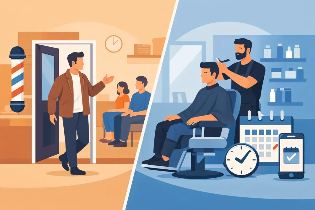 Walk In Versus Appointment Barber